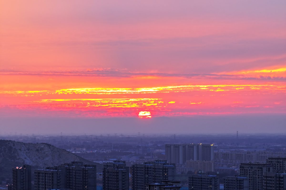 徐州 2023 晚霞如焰