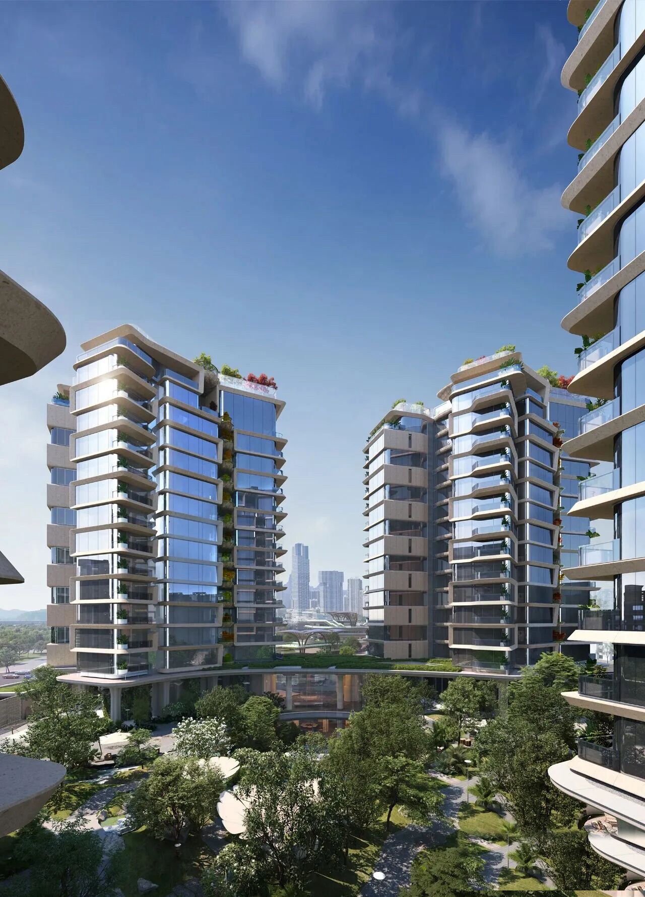 成熟产品的共同方向——建筑、园林、公共层和户外庭院组成一套完整社区系统